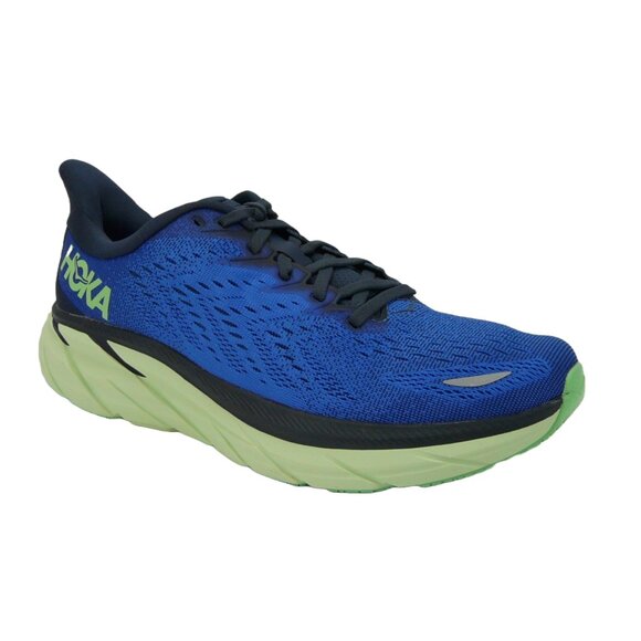 Hoka One One Men\'s Clifton 8 Running Shoes Dazzling Blue / Outer Space US 8.5 D main image 5